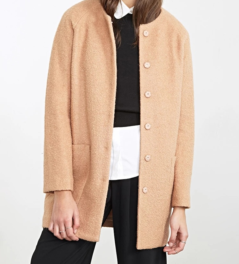 Collarless Bouclé Coat, $34.99 (was $49.90) Sometimes you get lucky with outerwear at Forever 21 and end up with something timeless that lasts for years. Fingers crossed.